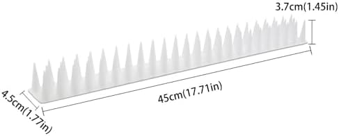 Mehrfarbige Taubenabwehr-Spikes von – 30 STK dekorative Kunststoff-Spikes für Garten, effektiv gegen Vögel, Eichhörnche
