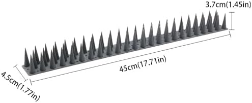 Mehrfarbige Taubenabwehr-Spikes von – 30 STK dekorative Kunststoff-Spikes für Garten, effektiv gegen Vögel, Eichhörnche