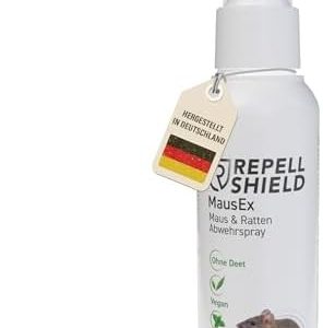 RepellShield® Geraniol Rattenabwehr & Mäuseabwehr Spray - 250ml, effektiv gegen Mäuse und Ratten im Haushalt