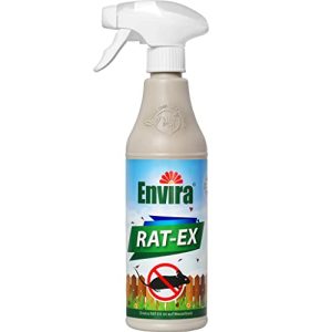 Envira Rat-Ex Ratten- & Mäuseabwehr Spray, 500 ml - Effektiver, giftfreier Schutz gegen Nagetiere für Haus und Garten