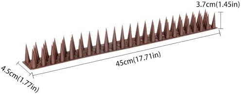 Mehrfarbige Taubenabwehr-Spikes von – 30 STK dekorative Kunststoff-Spikes für Garten, effektiv gegen Vögel, Eichhörnche