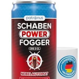 Patronus Schaben Power Fogger 150ml – effektiver Vernebler gegen Schaben & Kakerlaken, perfekt für schnelle Anwendungen