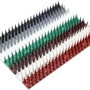 Mehrfarbige Taubenabwehr-Spikes von – 30 STK dekorative Kunststoff-Spikes für Garten, effektiv gegen Vögel, Eichhörnche