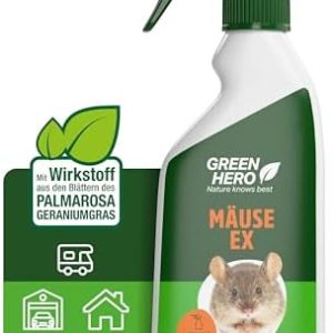 Mäuse Ex Spray – Effektive Mäuse- und Rattenabwehr 500 ml für Haus, Garten & Dachboden!