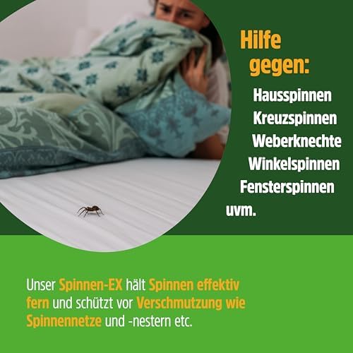 Green Hero Spinnen-Ex Spray 500ml - Effektives Fernhaltemittel gegen Spinnen für Innen und Außen, nachhaltige Abwehrlösu