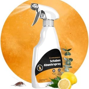 Schädlingsmeister Kakerlaken Abwehrspray 500 ml - Eukalyptus & Chrysanthemen-Schutz für effektive Schabenbekämpfung zuha