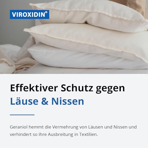 Läuse Abwehrspray von - 500ml Textilspray mit Sofortschutz gegen Läuse & Nissen - Ohne Permethrin, sanfte & effektive F