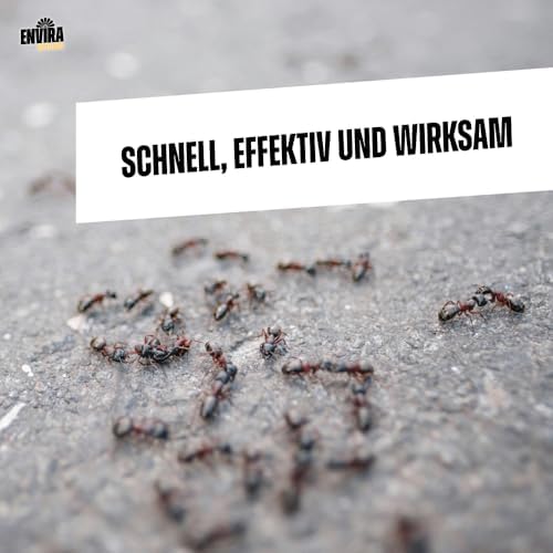 Envira Ameisenspray 5 Liter - Effektives Langzeit-Abwehrmittel gegen Wegameisen und Pharaoameisen für Wohnung, Balkon un