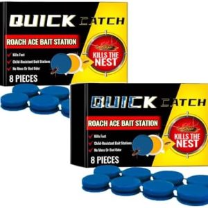 Kakerlakenfalle von – Effektive Klebefallen für die Bekämpfung von Schaben und Bettwanzen in der Küche, ungiftig und ei