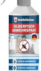 Veddelholzer 500 ml Silberfisch Abwehrspray - Effektive & nachhaltige Bekämpfung für ein schädlingsfreies Zuhause