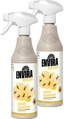 Envira Ameisenspray 5 Liter - Effektives Langzeit-Abwehrmittel gegen Wegameisen und Pharaoameisen für Wohnung, Balkon un