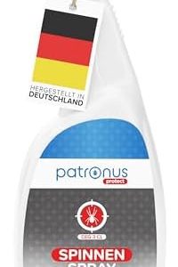 Patronus Spinnen-Spray 1000 ml – Effektive und schnelle Spinnen-Abwehr für Haus und Garten, hochwirksam & laborgeprüft!