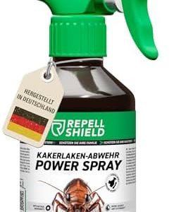 RepellShield® Kakerlaken Spray mit Geraniol 250ml - Effektiver Langzeit-Schutz gegen Schaben in der Küche - Nicht färben