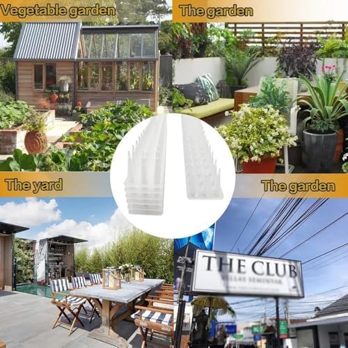 Mehrfarbige Taubenabwehr-Spikes von – 30 STK dekorative Kunststoff-Spikes für Garten, effektiv gegen Vögel, Eichhörnche