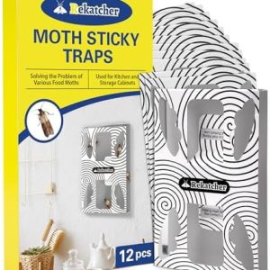 Mottenfalle Lebensmittel 12 Stück – Geruchlose & hocheffiziente Bekämpfung für Ihre Vorratskammer!