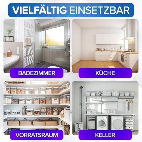 Patronus Silberfischfalle - Effektive, giftfreie Klebefalle für Silberfisch-Befall in jedem Wohnraum inkl. E-Book zur B