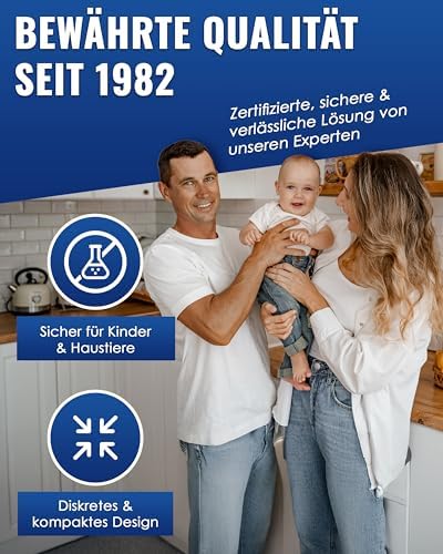 PIC Silberfischfalle 20x - Effektive, giftfreie Falle mit starkem Kleber - Ideal für Haushalte mit Kindern & Haustieren